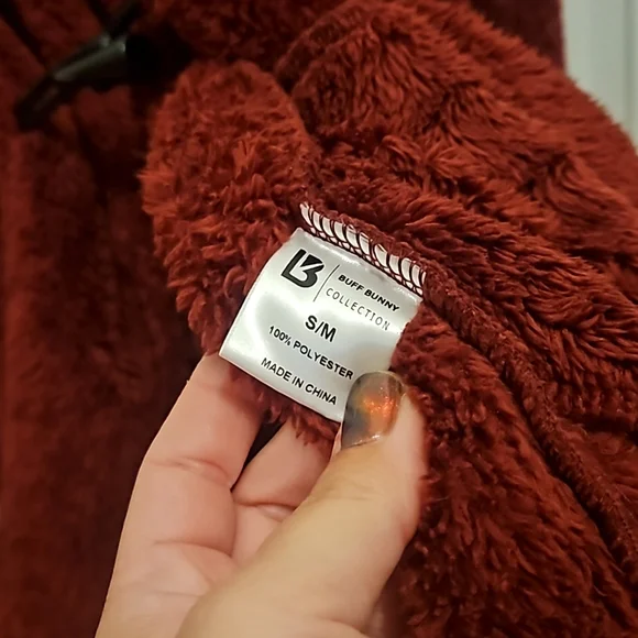 NWOT Buff Bunny Fleece Teddy 🧸 Coat/ S-M - Picture 6 of 7